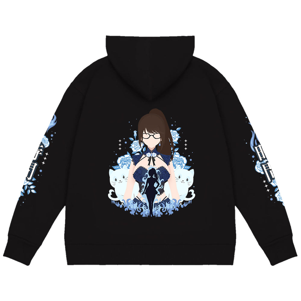 NomadicWhovian Silhouette Zip Up Hoodie