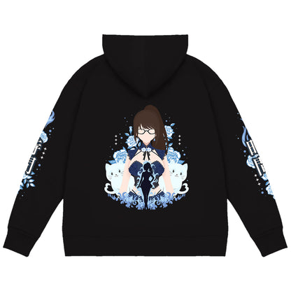 NomadicWhovian Silhouette Zip Up Hoodie