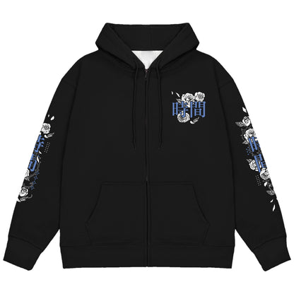NomadicWhovian Waifu Zip Up Hoodie