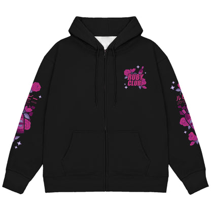 LUCIDIT.Y Ruby Club Zip Up Hoodie
