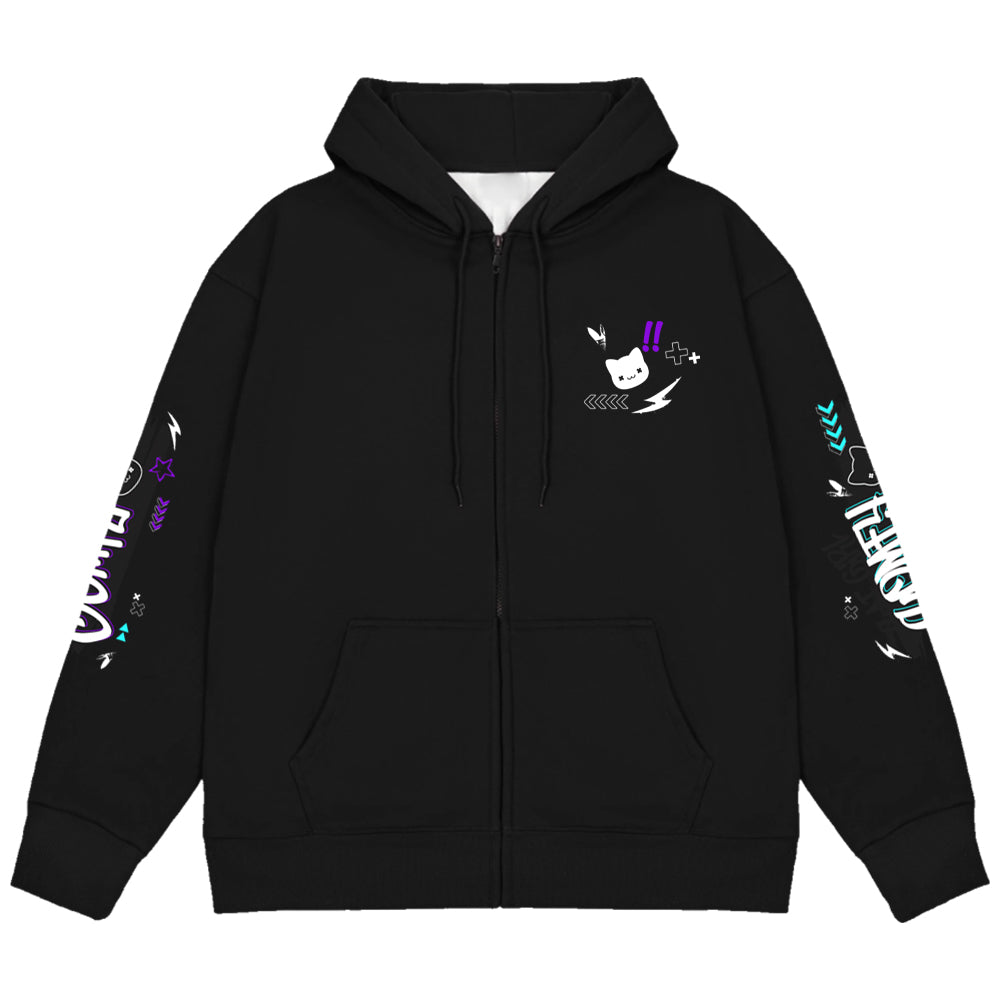 Snowwiiii Zip Up Hoodie
