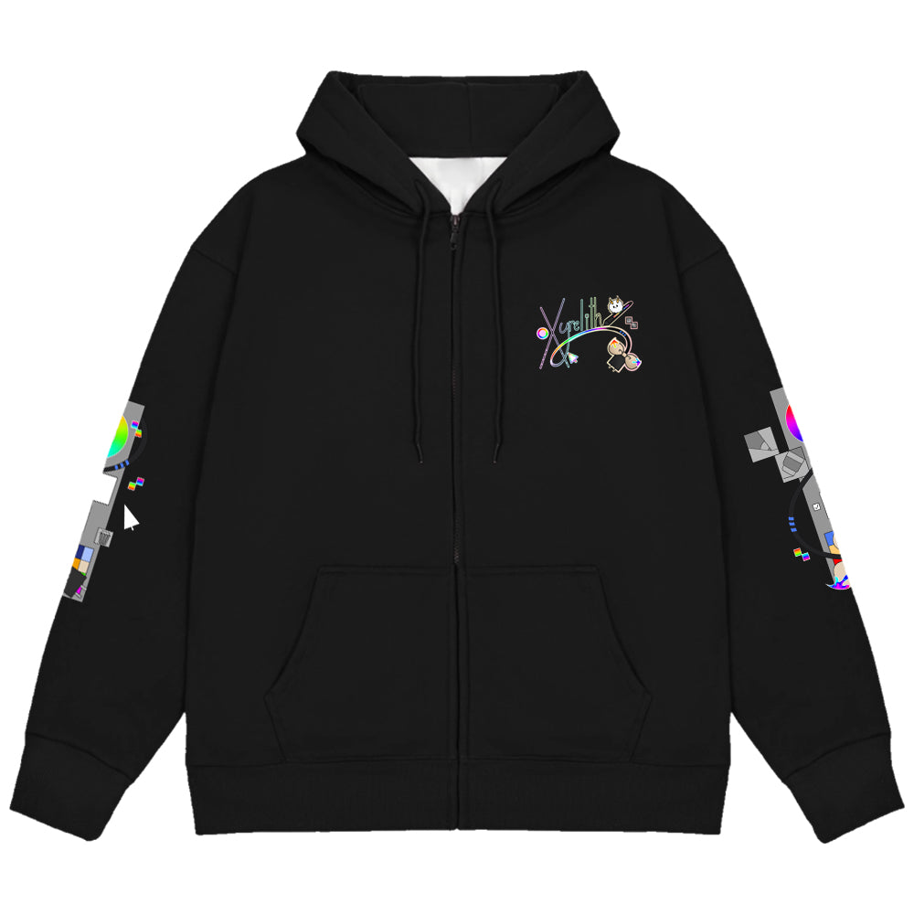 Xyrelith Zip Up hoodie