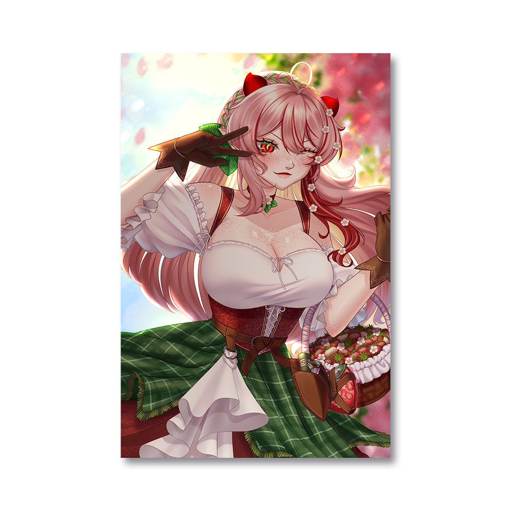 Zumiii Fraisette 'Strawberry Blossom' Poster