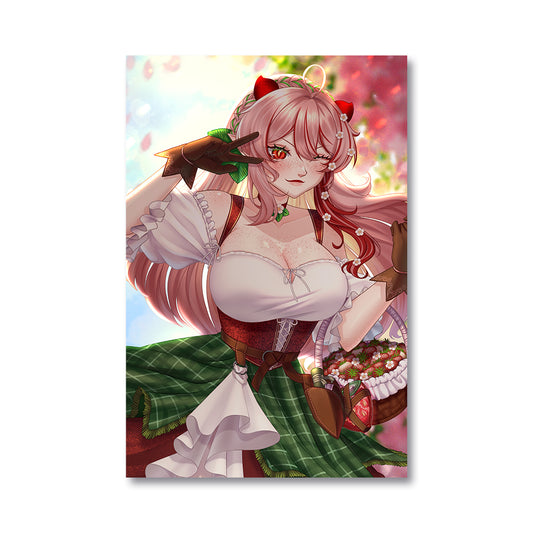 Zumiii Fraisette 'Strawberry Blossom' Poster