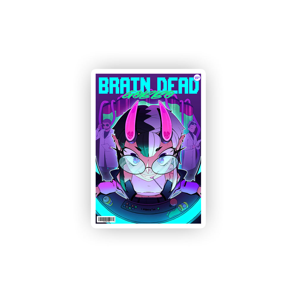 Zyona_gobbo "Brain Dead Gobbo' Sticker