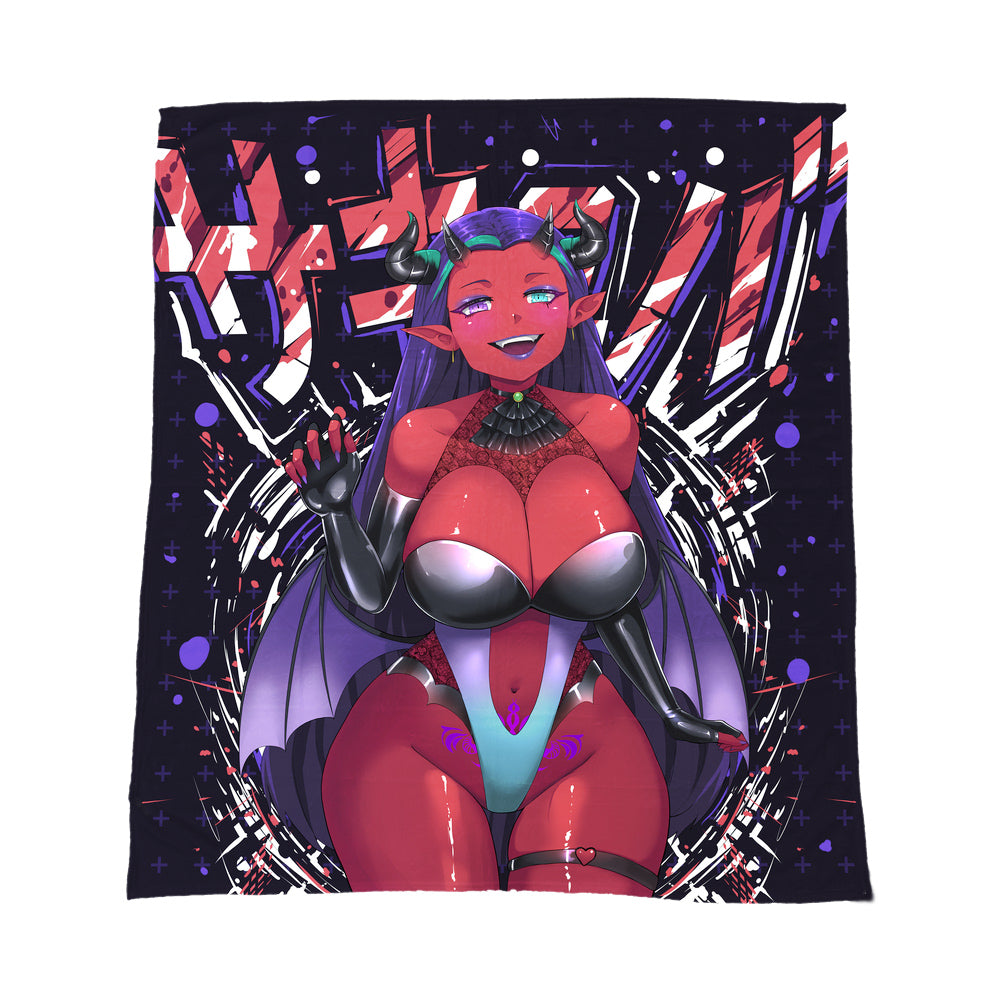 AkiFae SuccuBae Throw Blanket