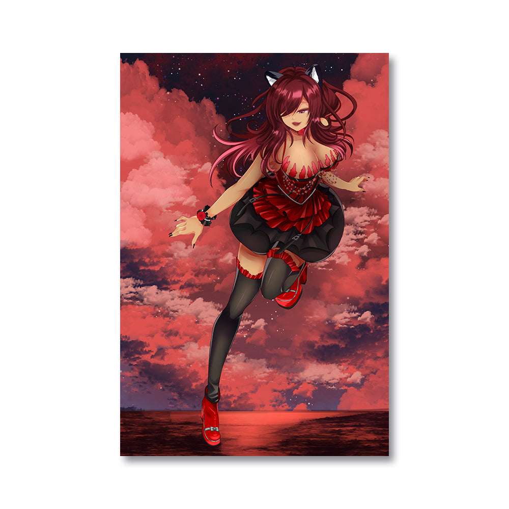 aliepandavt Red Night Poster