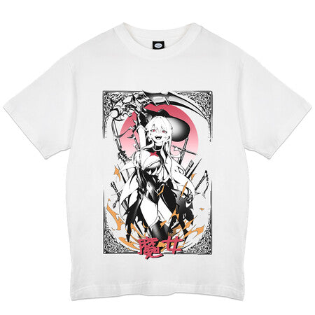 Mizuz Fire Witch Smile White T-Shirt
