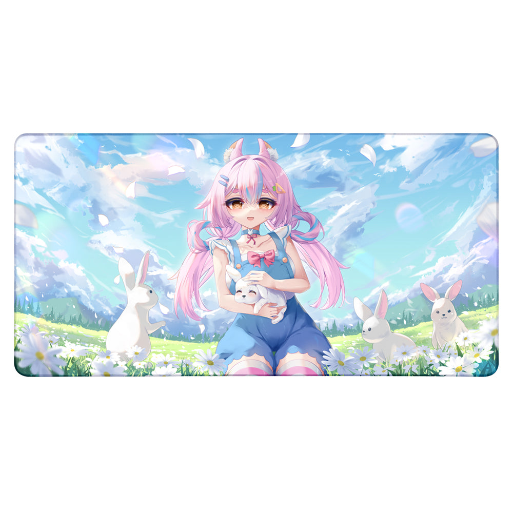 bunnykait "Flowers & Bunnies" XXL Mousepad