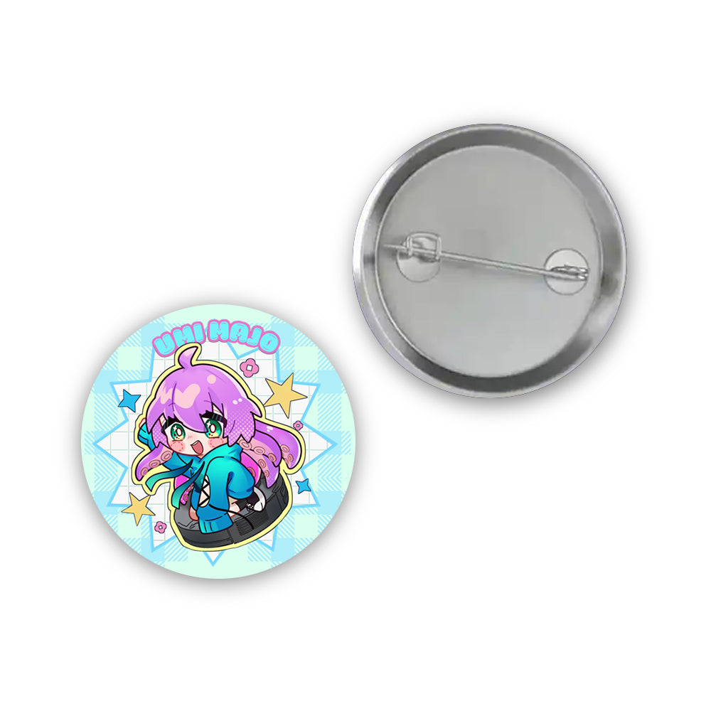 Umi Majo "Star Power"  Button Pin
