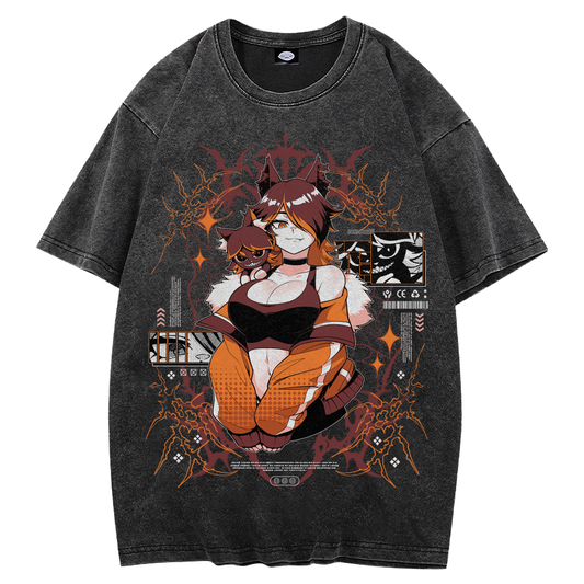 Catzy Acid Wash T-Shirt Petition