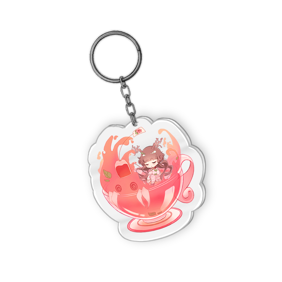 Cuppachae Acrylic Keychain