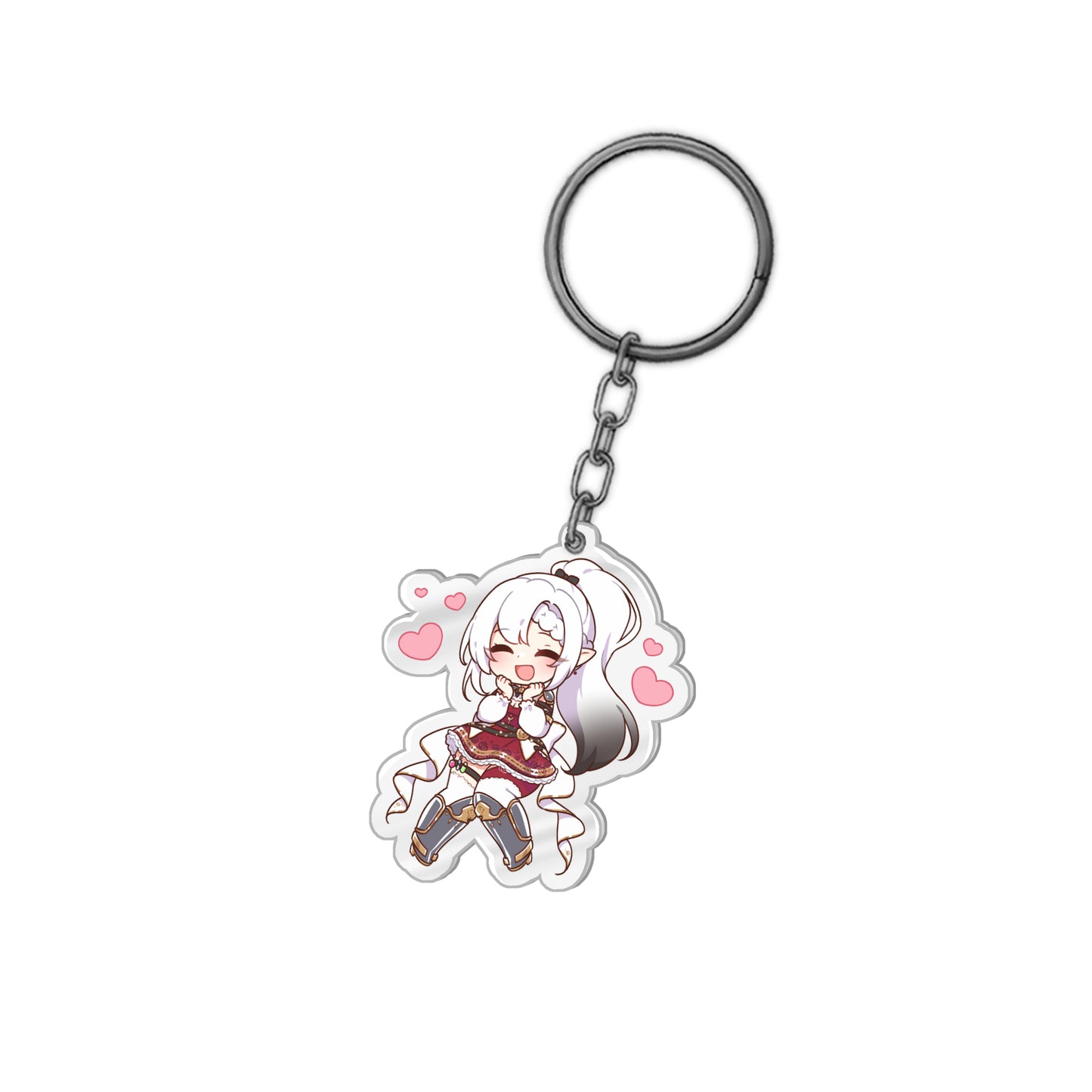 MiyaMewrilee Hearts Keychain