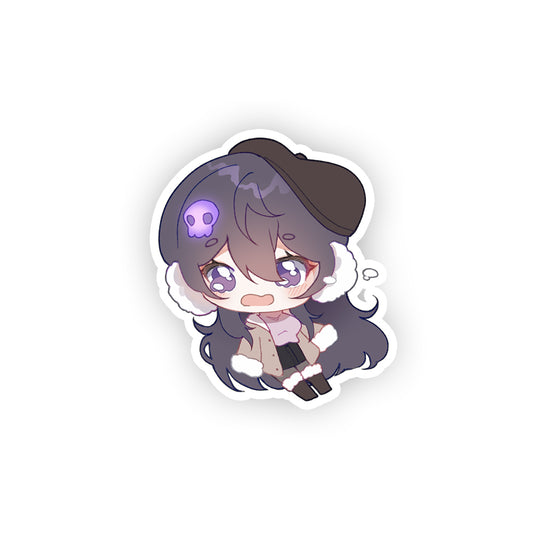 Ophelia Midnight Sad Sticker