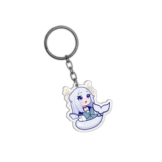 bluenamie Happy Beluga Keychain