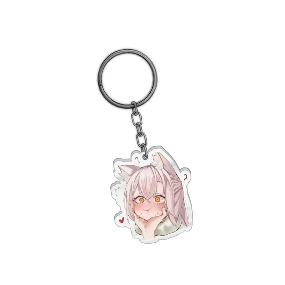 fruitiqt Flustered Keychain