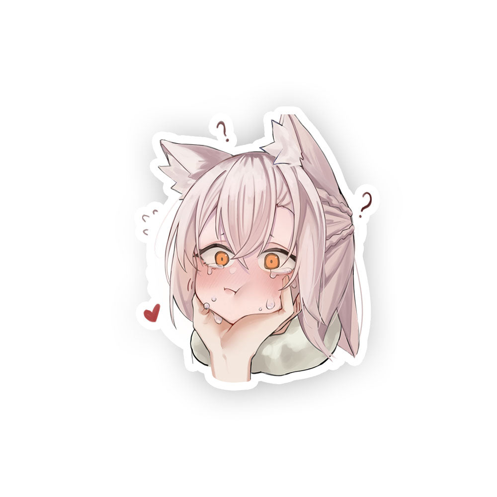 fruitiqt Flustered Sticker