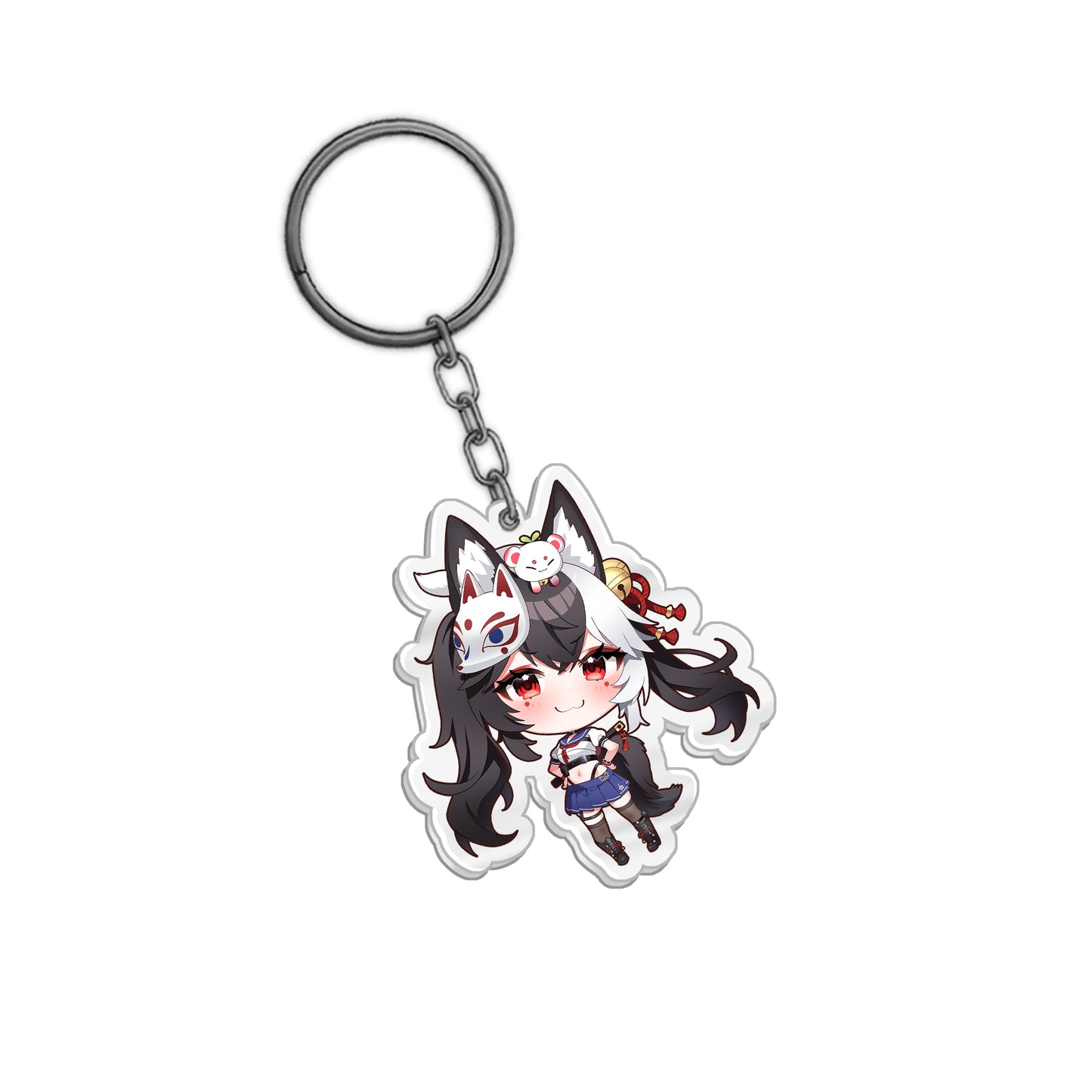 GammaInkk Happy Acrylic Keychain