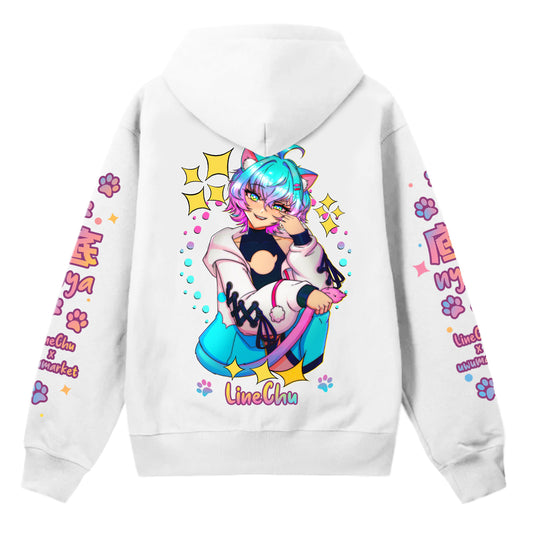 LineChu Glimmer Hoodie (White)