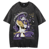 HoneyGrimoire "HEXBLOSSOM" Acid Wash T-Shirt