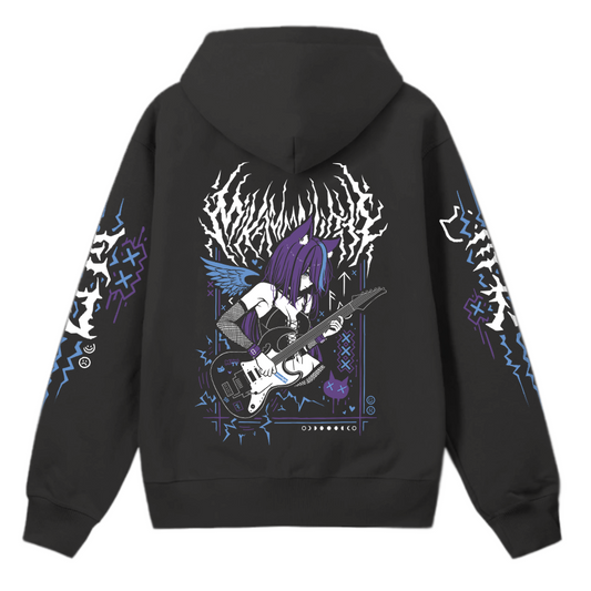 MikaMoonlight Goth Metal Hoodie