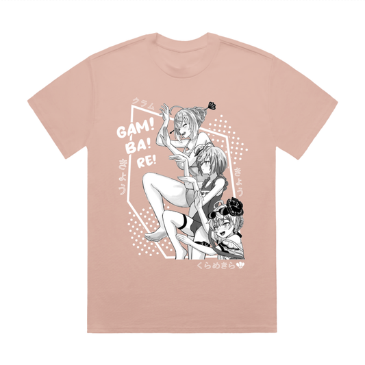 Kuramekira Gambare!!! T-Shirt(Pink)