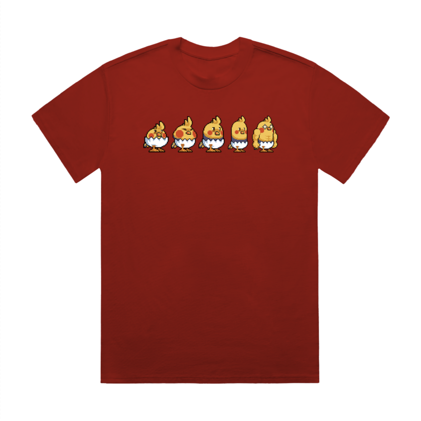 Auteru Chirplings Assemble! T-Shirt(Red)