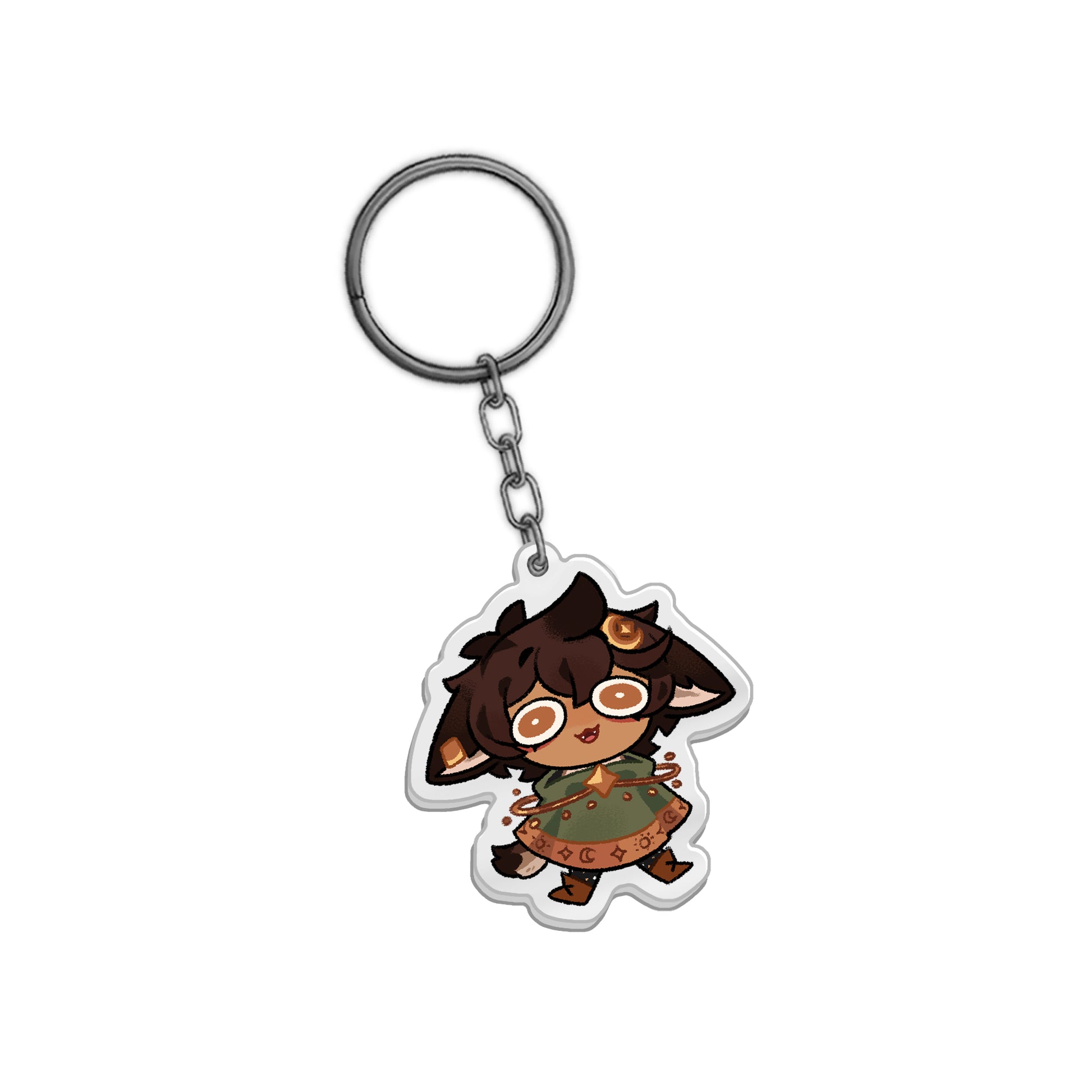 isatwothree "Silly Jump" Keychain