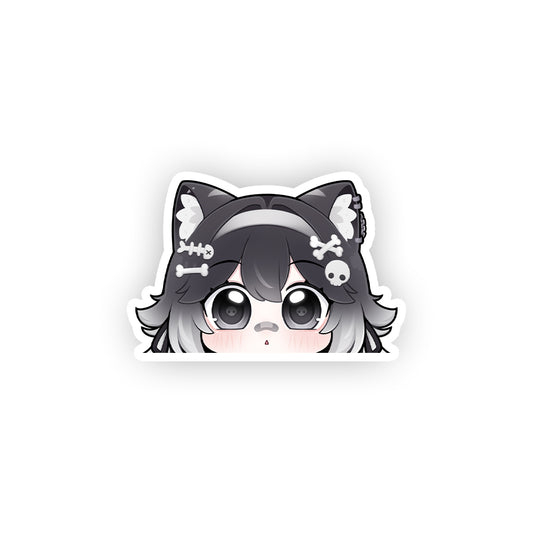 k1ttch3n Peeking Sticker