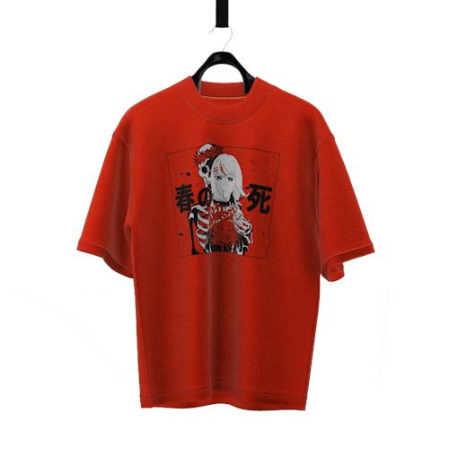 Death in Spring 春の死 Red T-Shirt