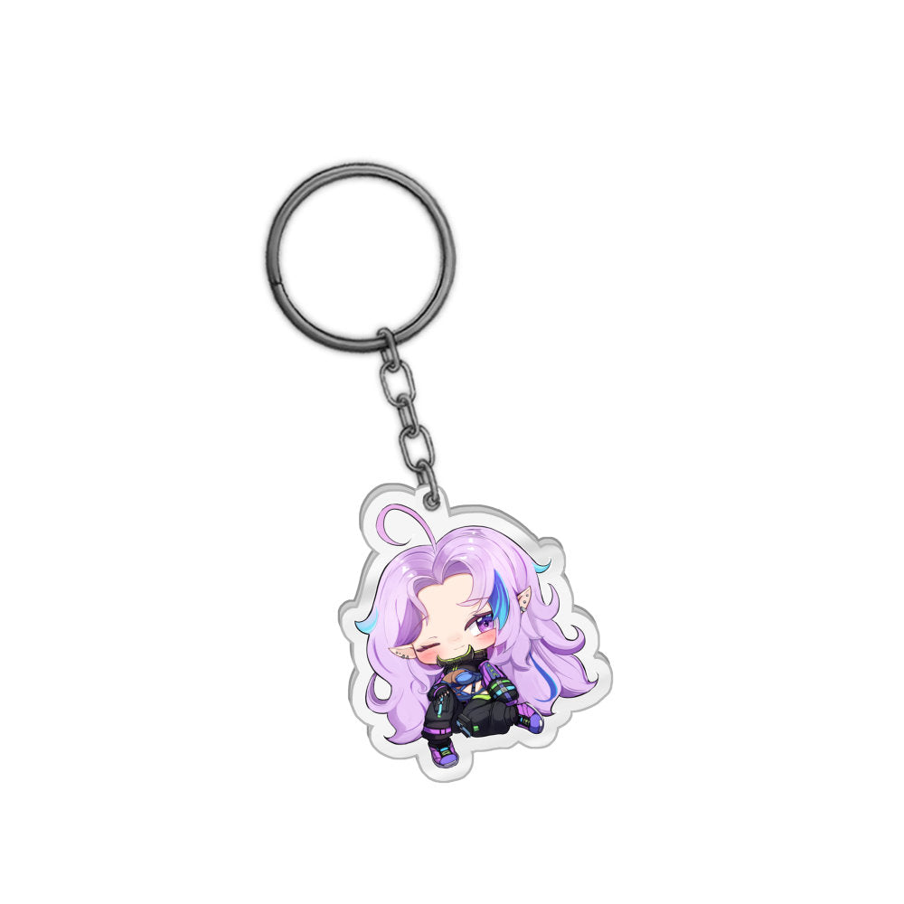 koopsiekoo Chibi Lounging Keychain