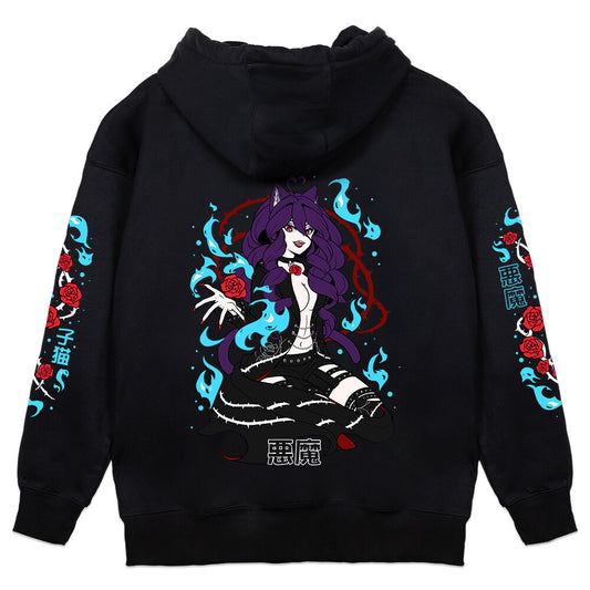 Amarahugs Flowers and Flames Hoodie