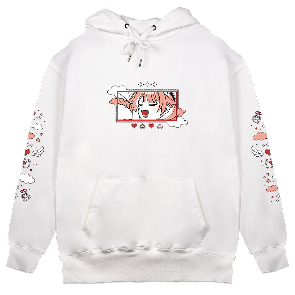 Pillowdear Love Letter Hoodie (White)