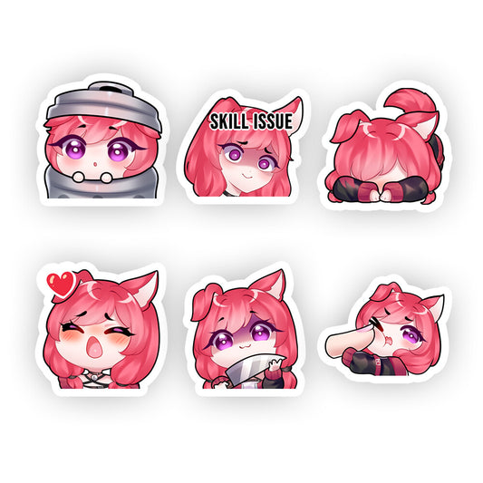 Shiori Emote Sticker pack