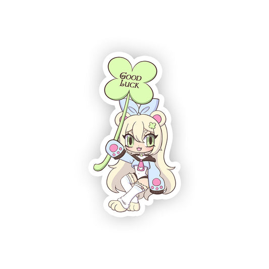LileeTeaVT Good Luck Sticker