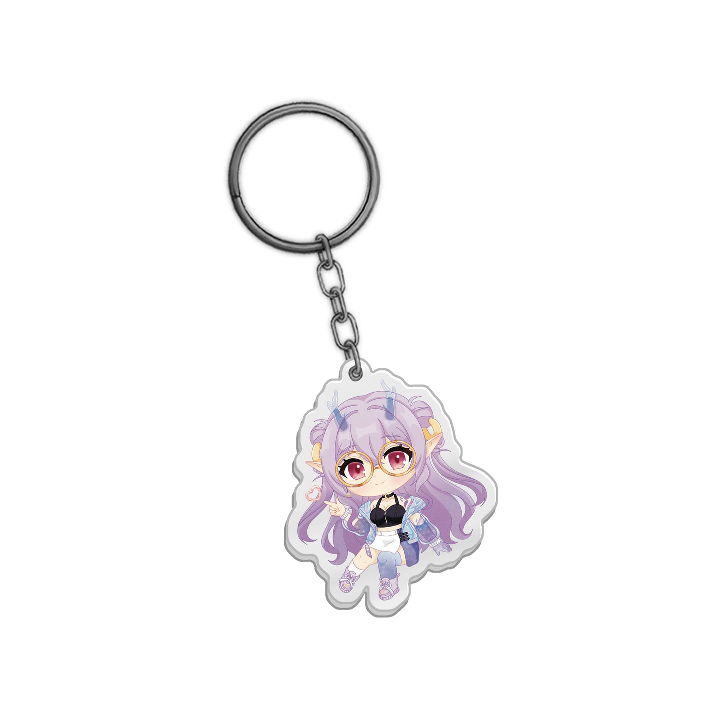 lawendowa_ "Chibi Heart" Keychain