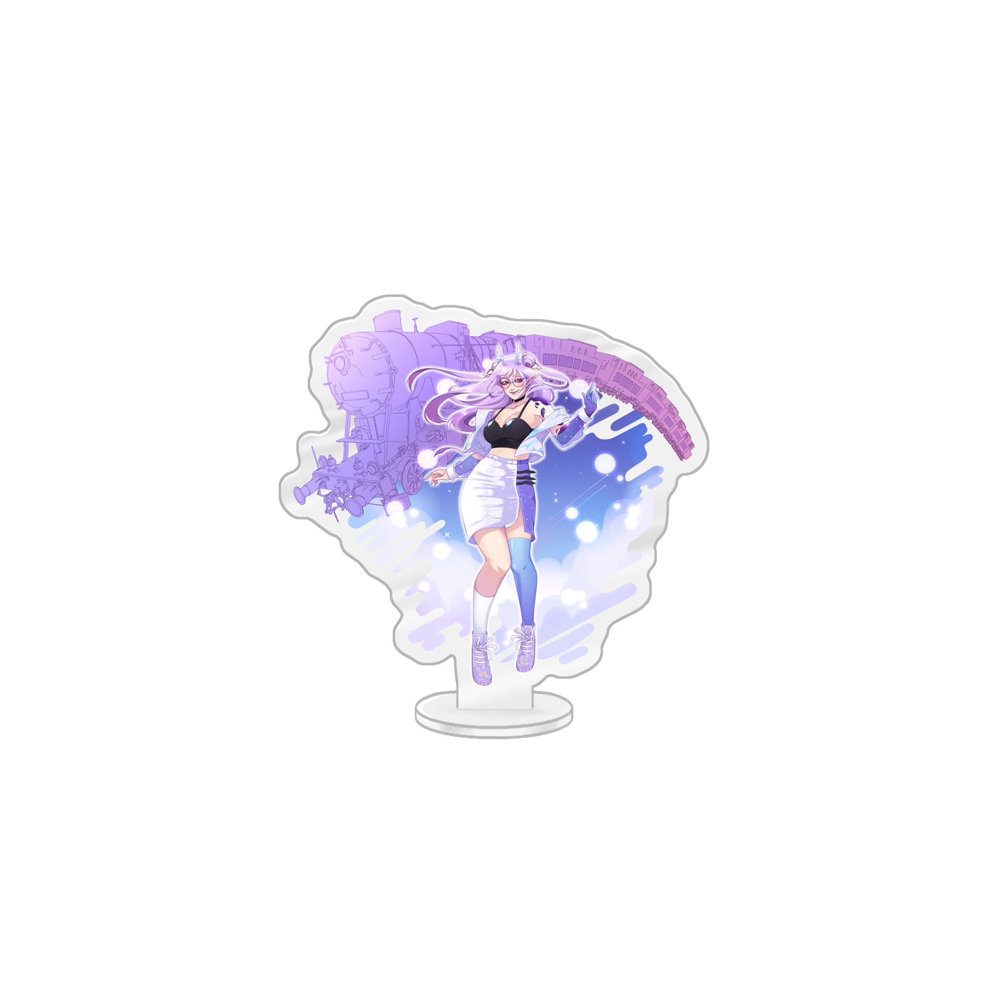 lawendowa_ "Cosmic Deer" Acrylic Standee