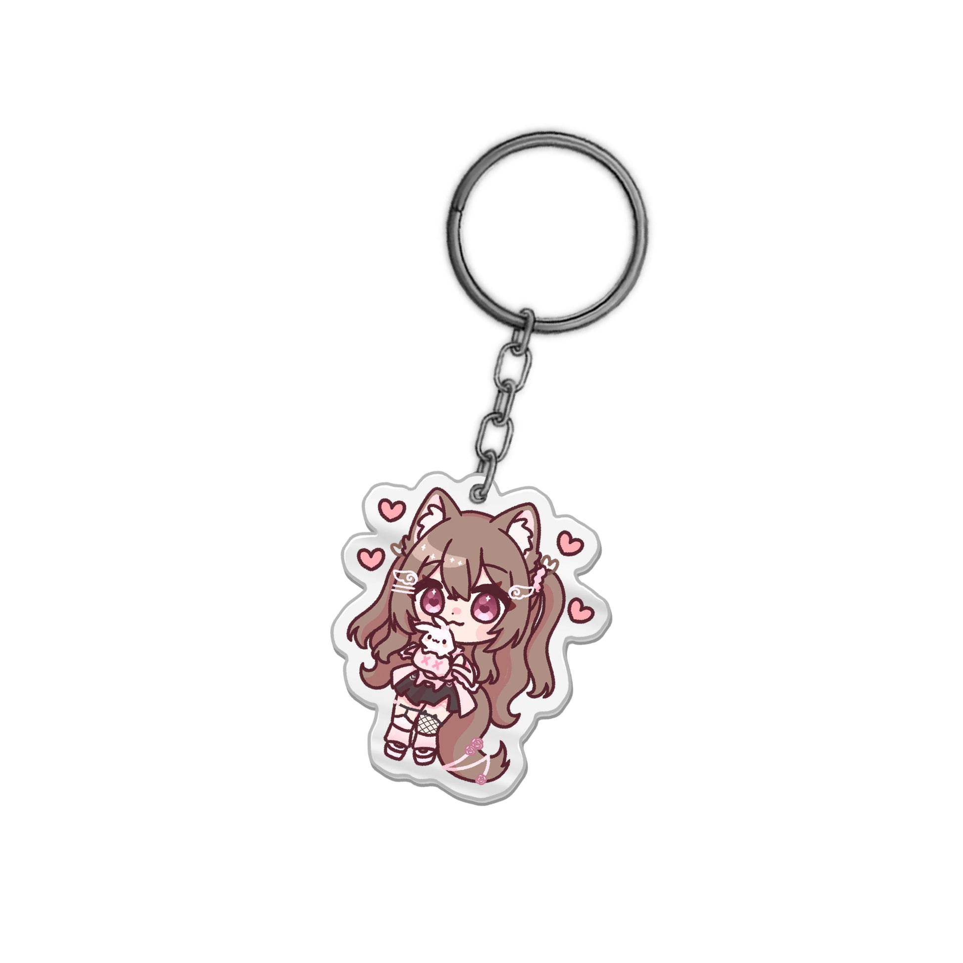 lilwetnoodle "Bun Love" Keychain