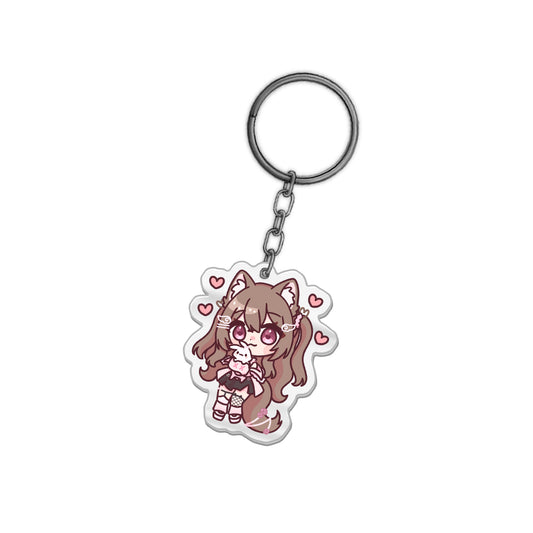 lilwetnoodle "Bun Love" Keychain