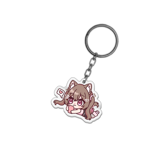 lilwetnoodle "Doom Scrolling" Keychain