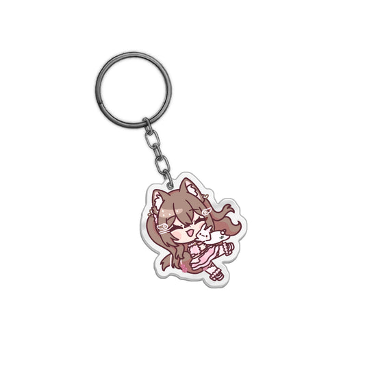 lilwetnoodle "Bun Spin" Keychain