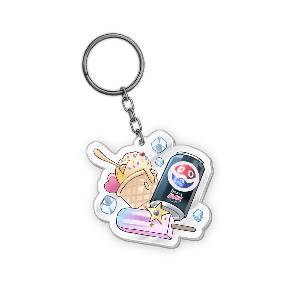 Linechu Summer Treats Acrylic Keychain