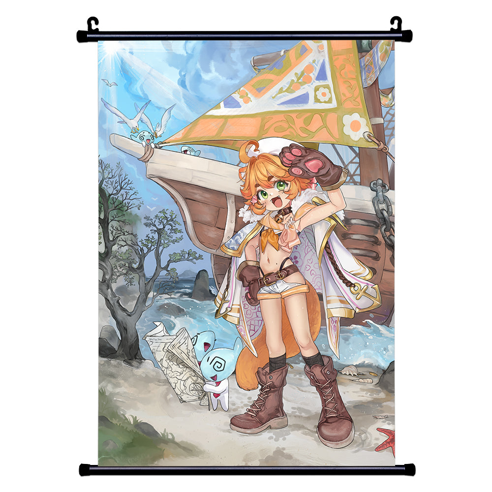 mikanthemink Big Boat Wall Scroll