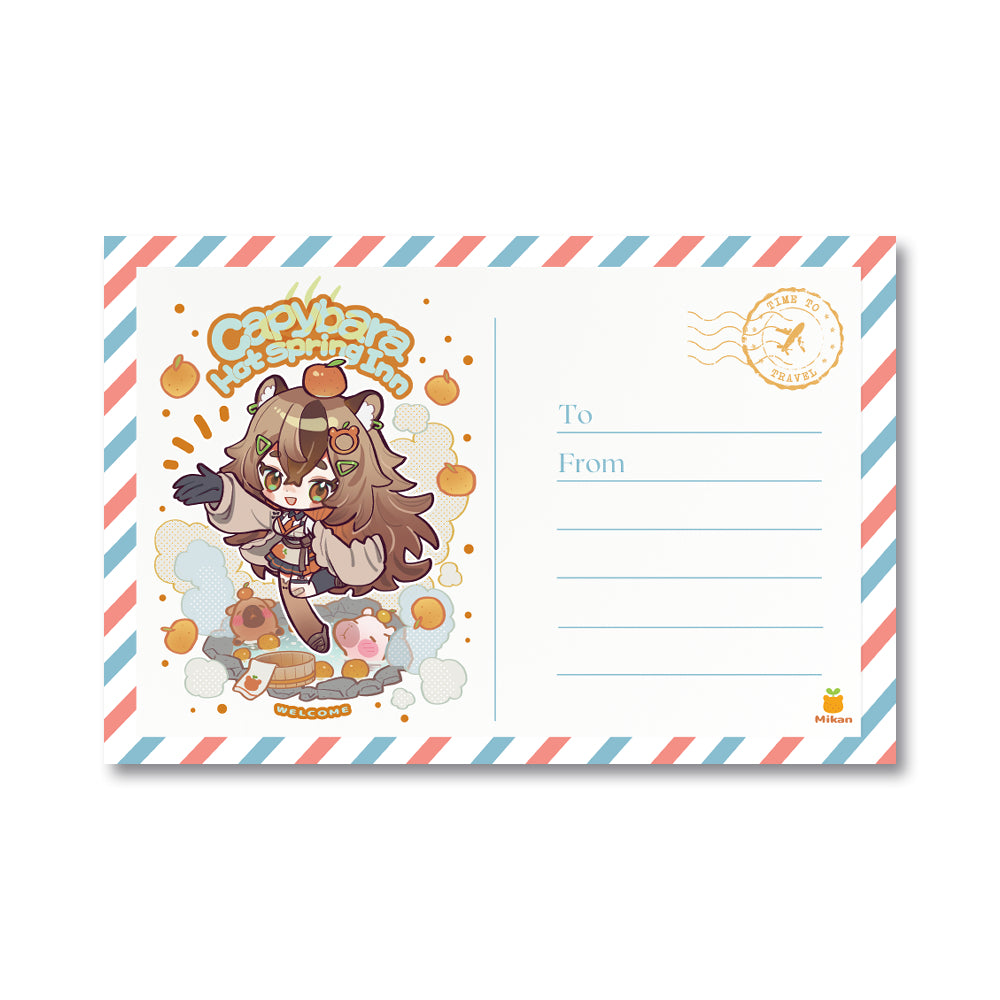 MikanVT 'Capy Hotspring Souvenirs' Postcard