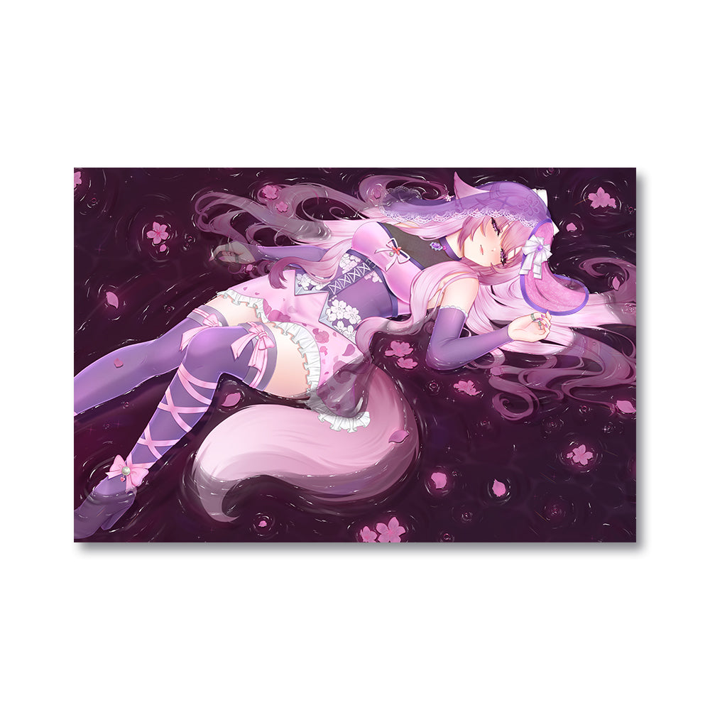 Minaurin Floating Petals Poster