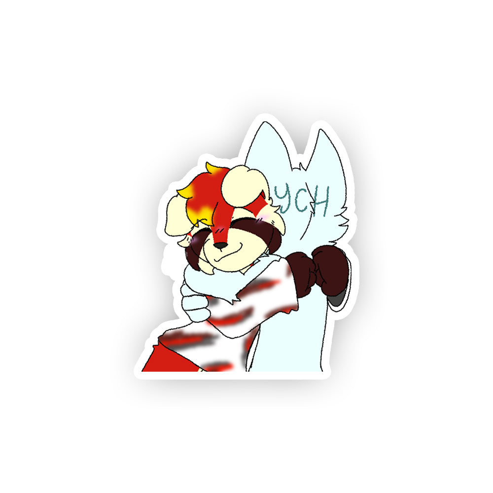 Niilitvrc Chat Hug Sticker