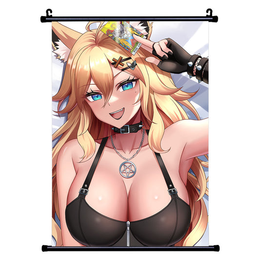 nofoxweregiven "Daemonic Fox" Wall Scroll