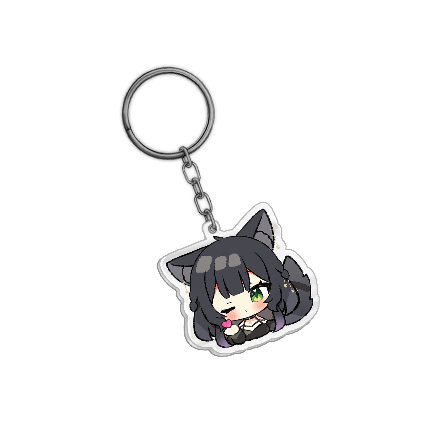 Nyxie Hearts Acrylic Keychain