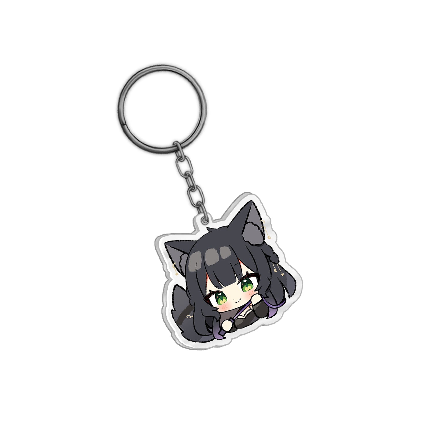 Nyxie Leash Acrylic Keychain