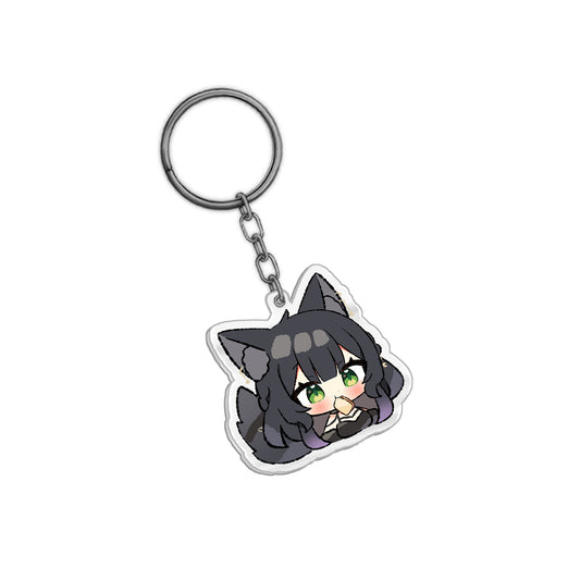 Nyxie Biscuit Acrylic Keychain